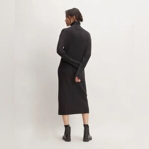 Black Turtleneck Sweater Dress
